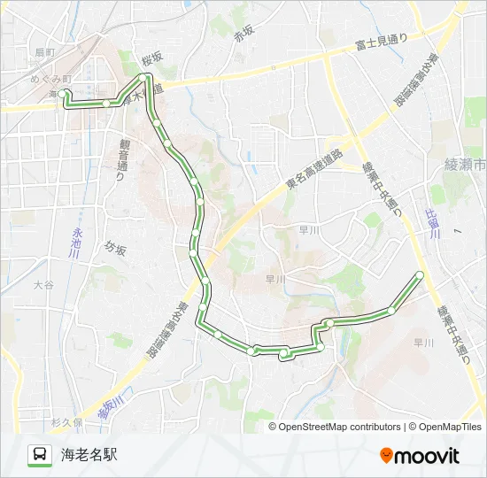 綾12 の路線図