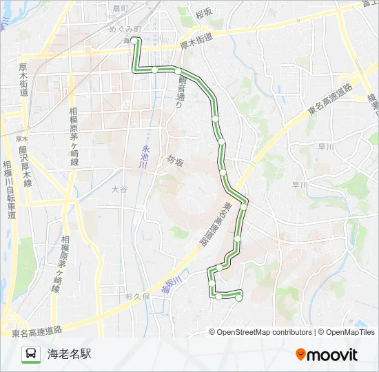 綾23 の路線図