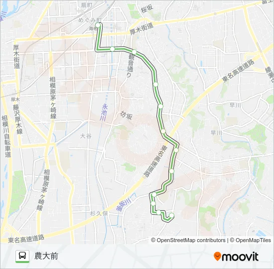 綾23 の路線図