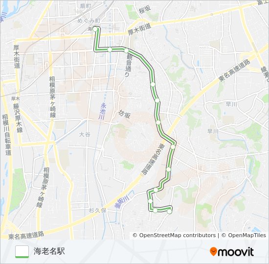 綾23 bus Line Map