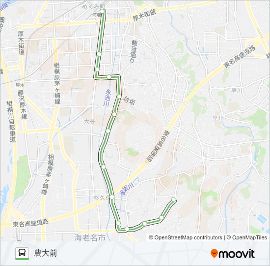 綾31 バスの路線図