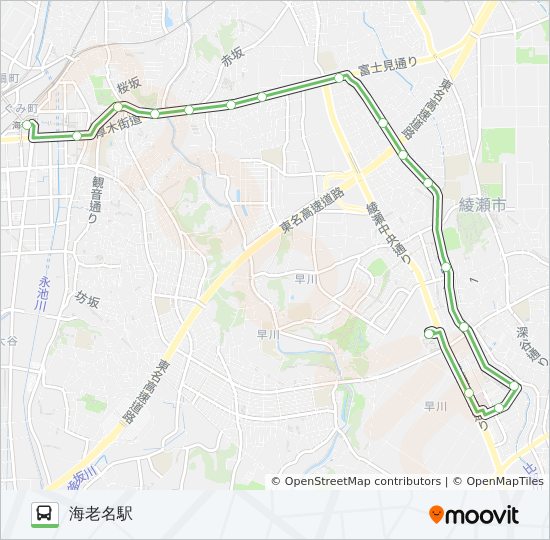綾51 Route Schedules Stops Maps 海老名駅 Updated