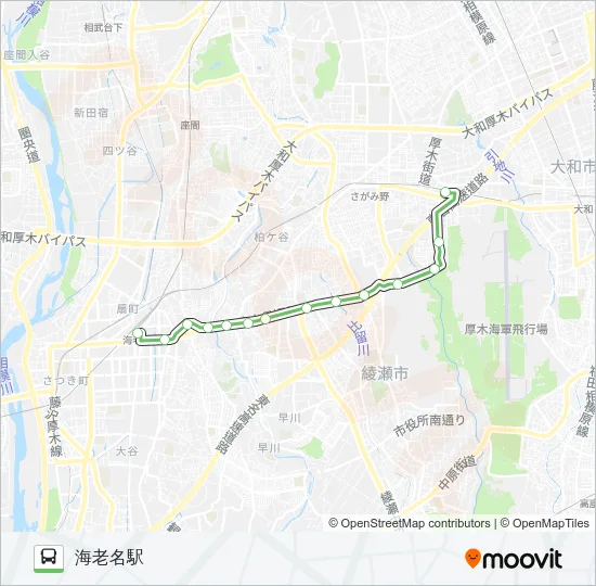 綾52 の路線図