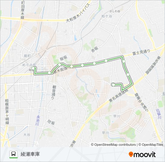 綾53 bus Line Map