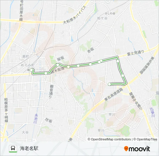 綾53 の路線図