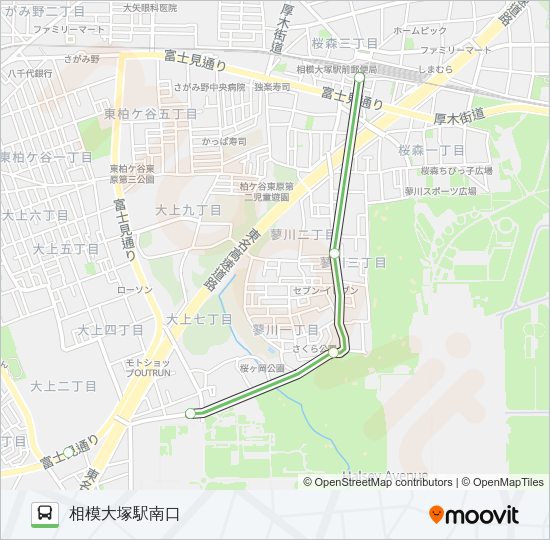 綾72  Line Map