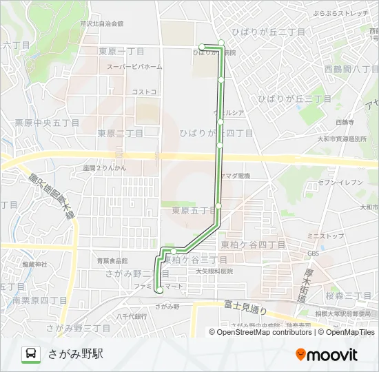 綾75 の路線図