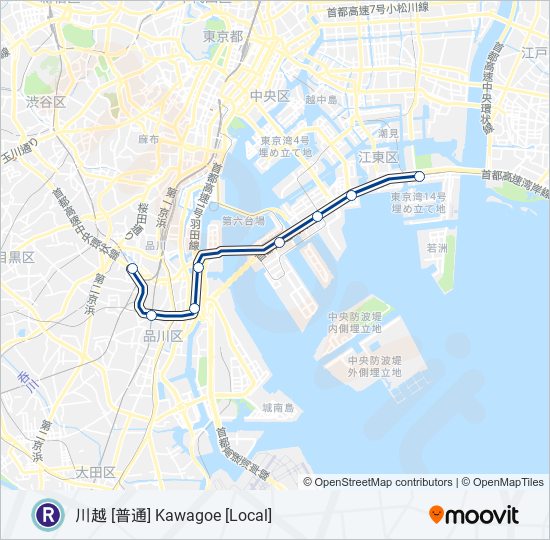 りんかい線 RINKAI LINE 地下鉄 - メトロの路線図