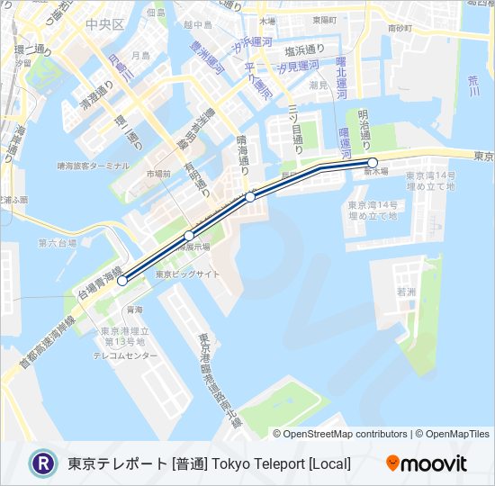 りんかい線 RINKAI LINE 地下鉄 - メトロの路線図