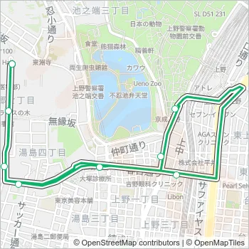 上０１ Bus Line Map