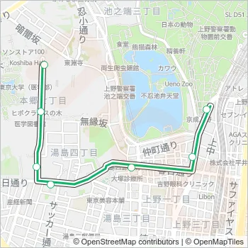 上０１ Bus Line Map