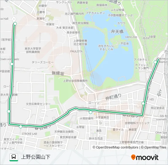 上０１ Bus Line Map