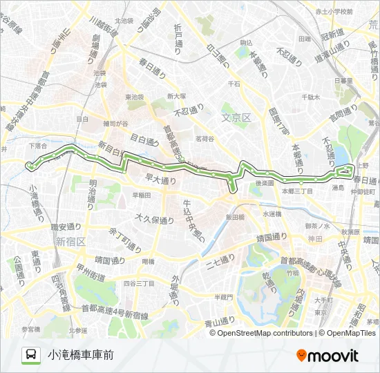 上６９ バスの路線図