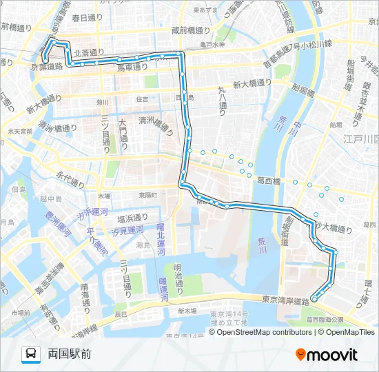 両２８ バスの路線図