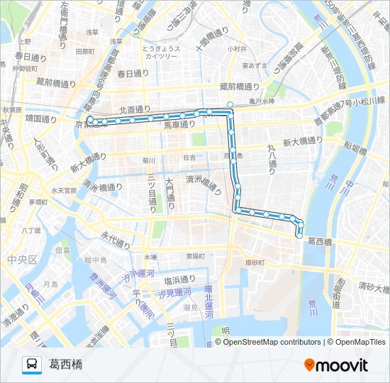 両２８ バスの路線図