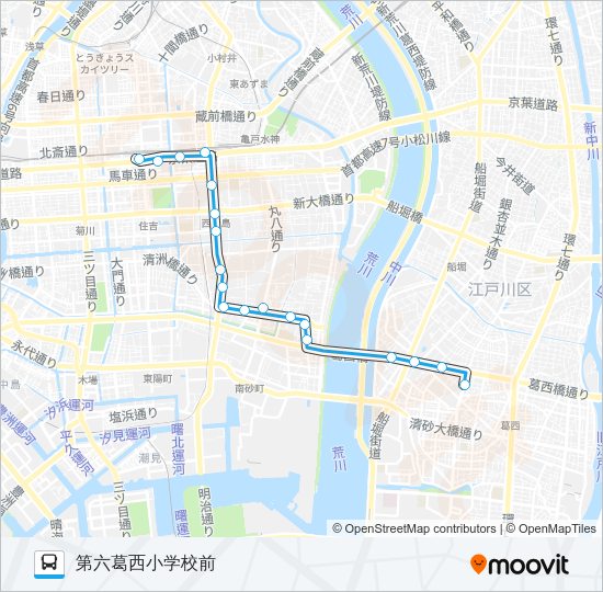 両２８ Bus Line Map
