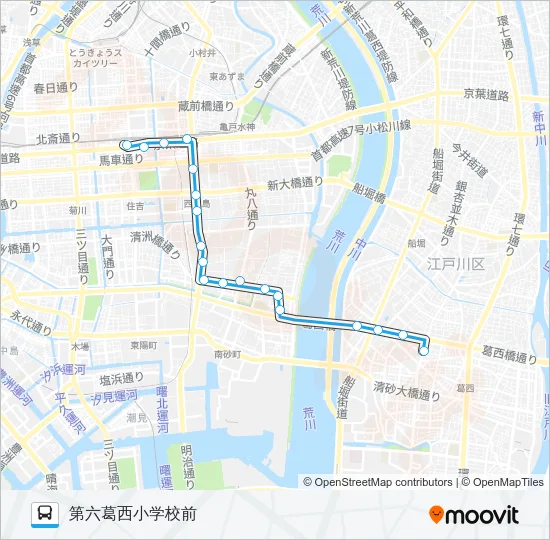 両２８ Bus Line Map