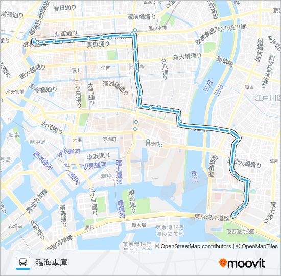 両２８ Bus Line Map