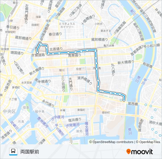 両２８ バスの路線図