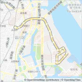井９８ Bus Line Map