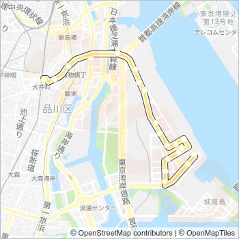 井９８ Bus Line Map