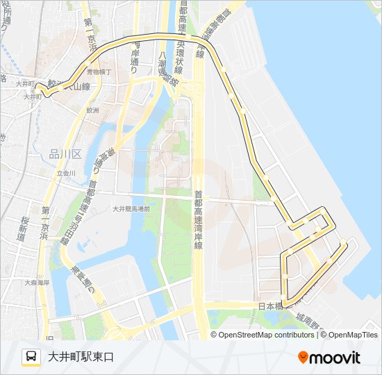 井９８ Bus Line Map