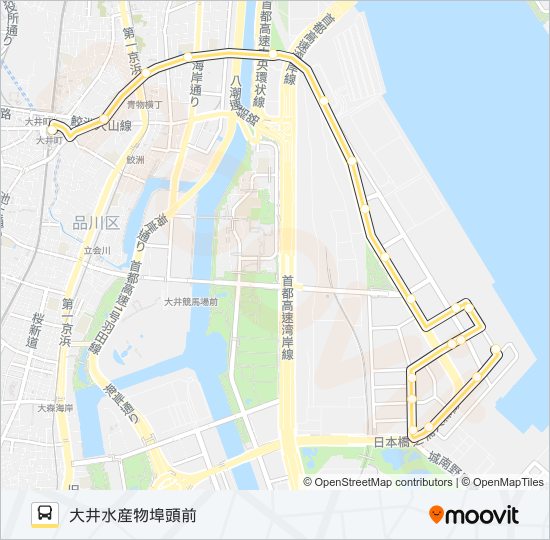 井９８ バスの路線図