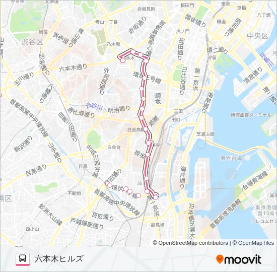 反９６ バスの路線図