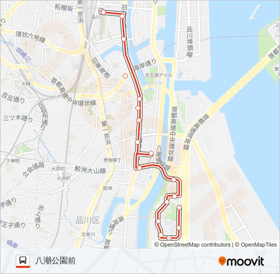 品９１ Bus Line Map