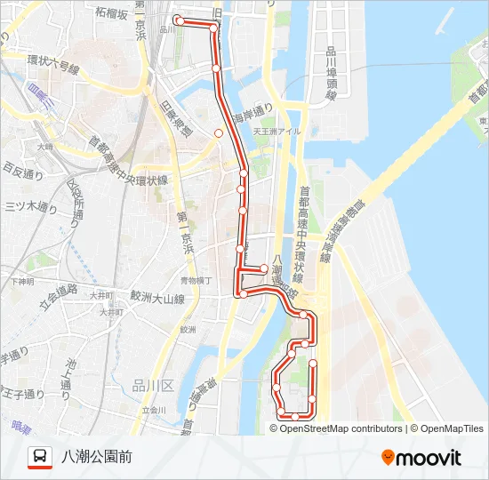 品９１ バスの路線図