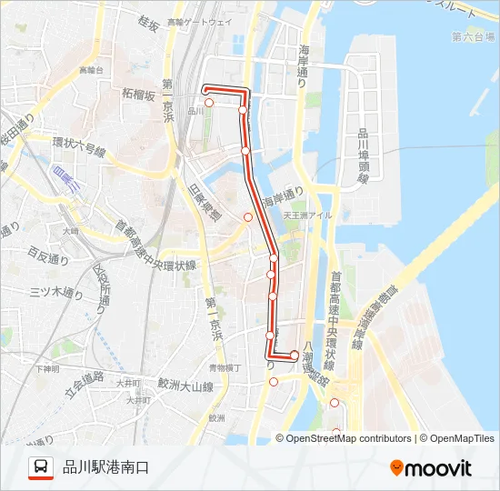 品９１ バスの路線図