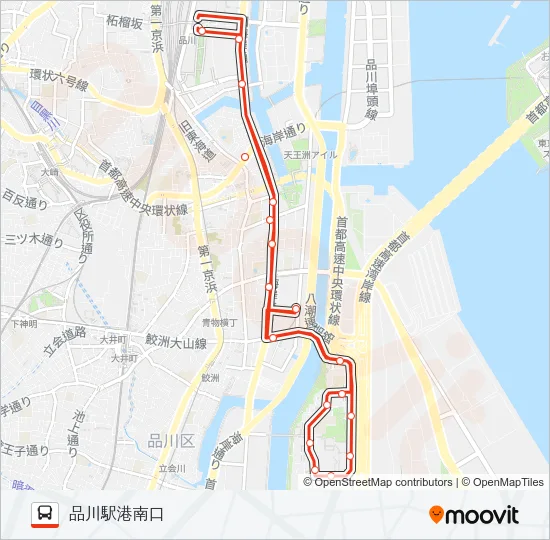 品９１ バスの路線図