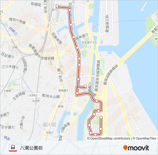 品９１ バスの路線図