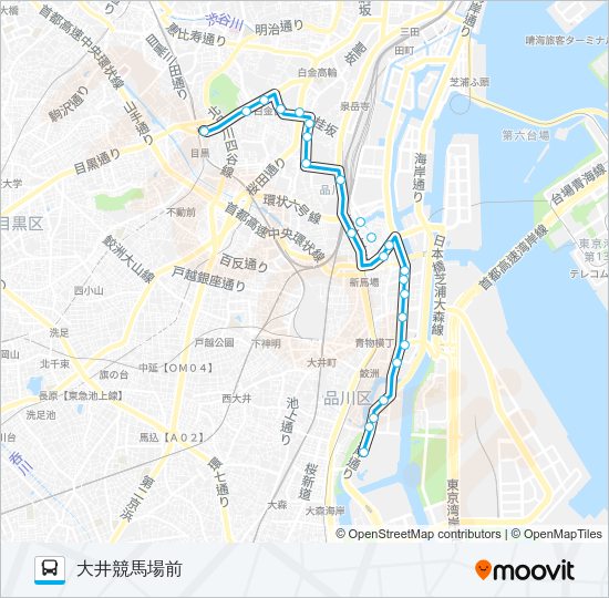 品９３ Bus Line Map