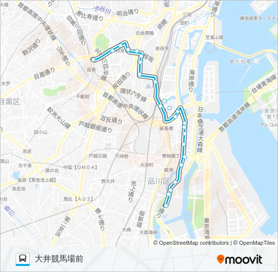 品９３ バスの路線図
