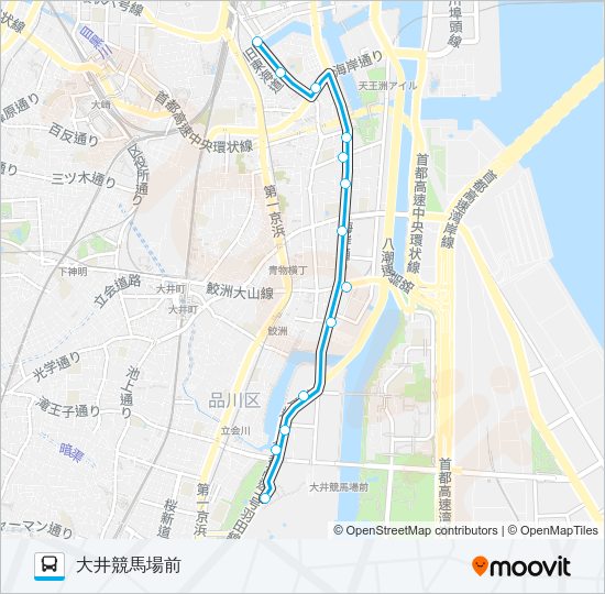 品９３ Bus Line Map