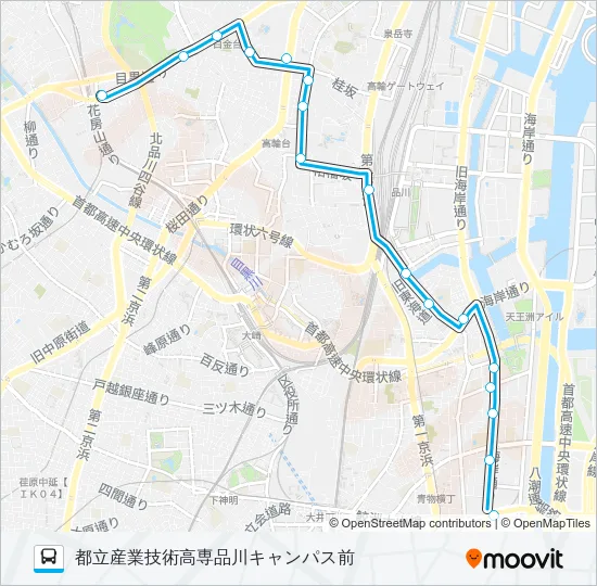 品９３ バスの路線図