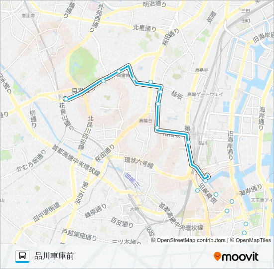 品９３ バスの路線図
