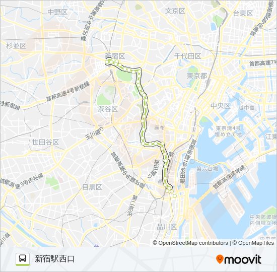 品９７ Bus Line Map
