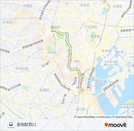 品９７ バスの路線図