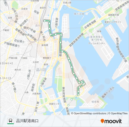 品９８ bus Line Map