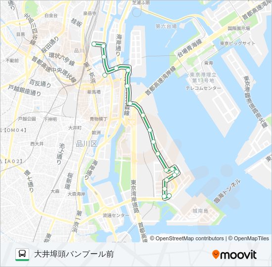 品９８ Bus Line Map