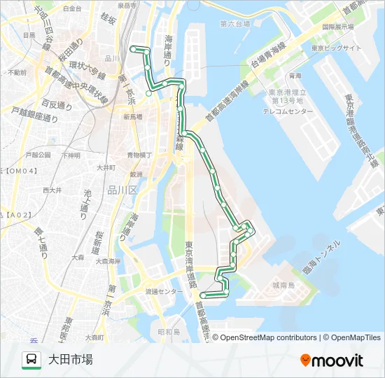 品９８ Bus Line Map