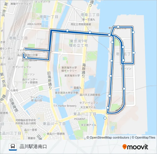 品９９ バスの路線図