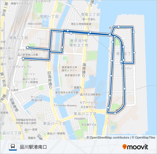 品９９ バスの路線図