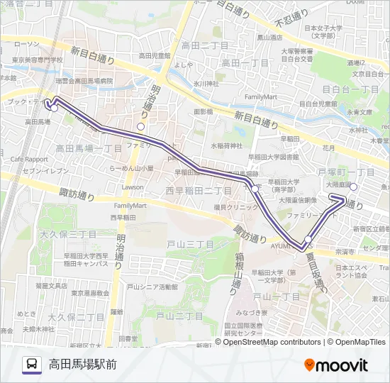 学０２ バスの路線図