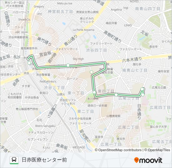 学０３ Bus Line Map