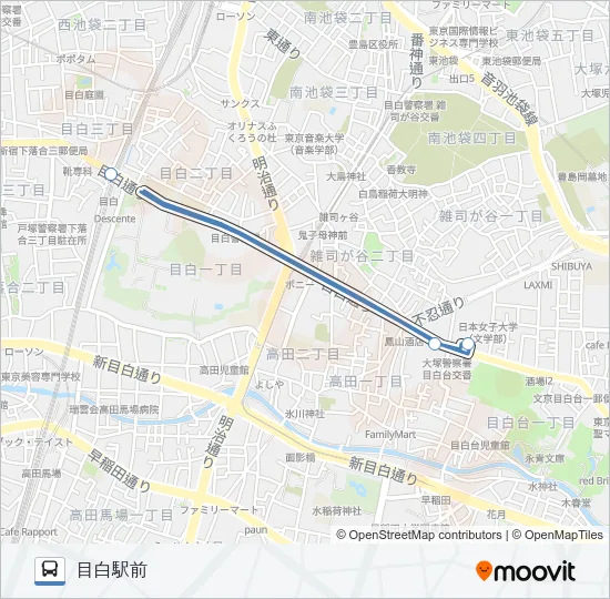 学０５ Bus Line Map