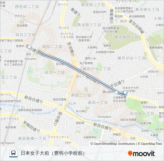 学０５ Bus Line Map
