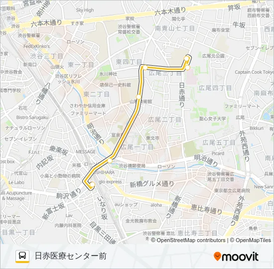 学０６ バスの路線図